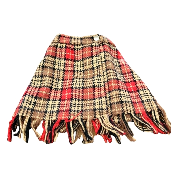 Doll Plaid Skirt Red & Brown & Matching Scarf American Girl Sized (18" Doll) - Picture 2 of 7